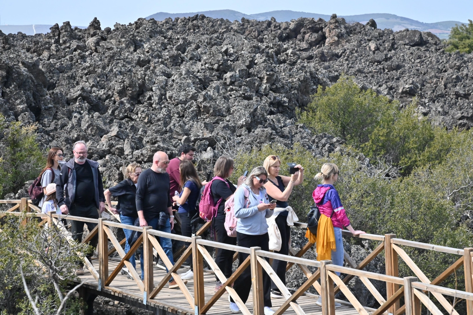 Manisa'da Jeopark Avrupa’dan akademisyenleri ağırladı
